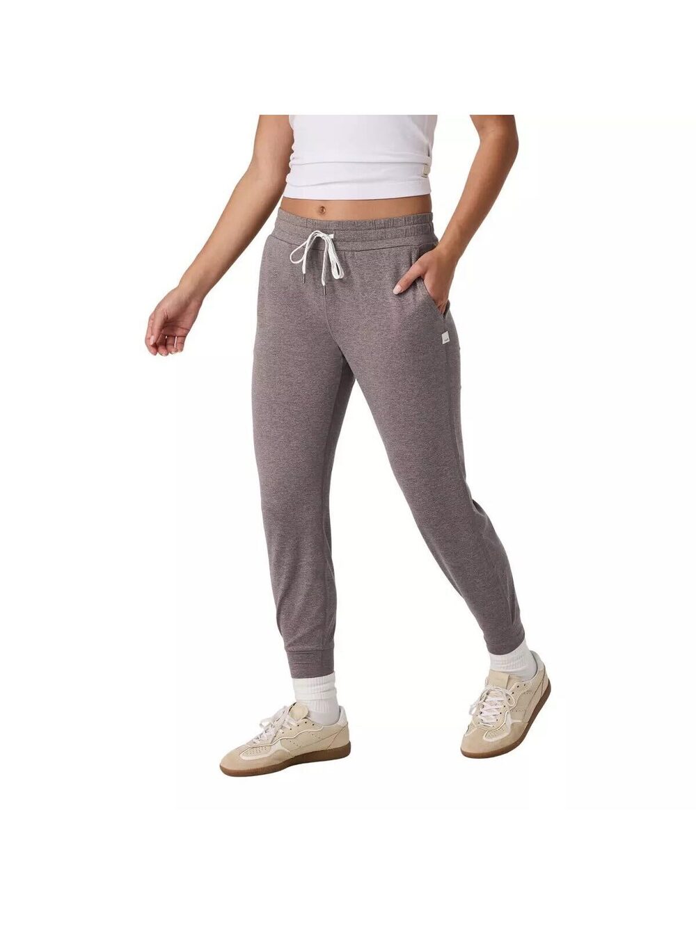 Vuori Performance Jogger DreamKnit Purple Heather Women’s M VW303 25” Inseam